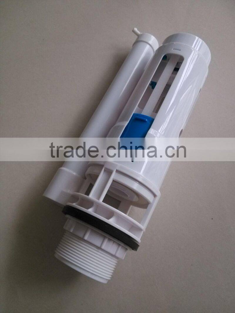 Adjustable dual toilet cistern flash valve