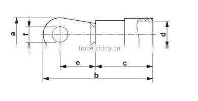 Insulated RV Ring terminal block copper terminal block JINH PVC Wire electric connector