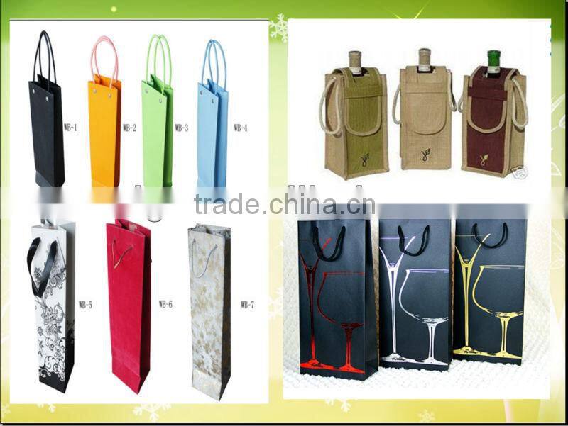 High quality wine bag/cheapest wine bag/bulk reusable wine tote bags