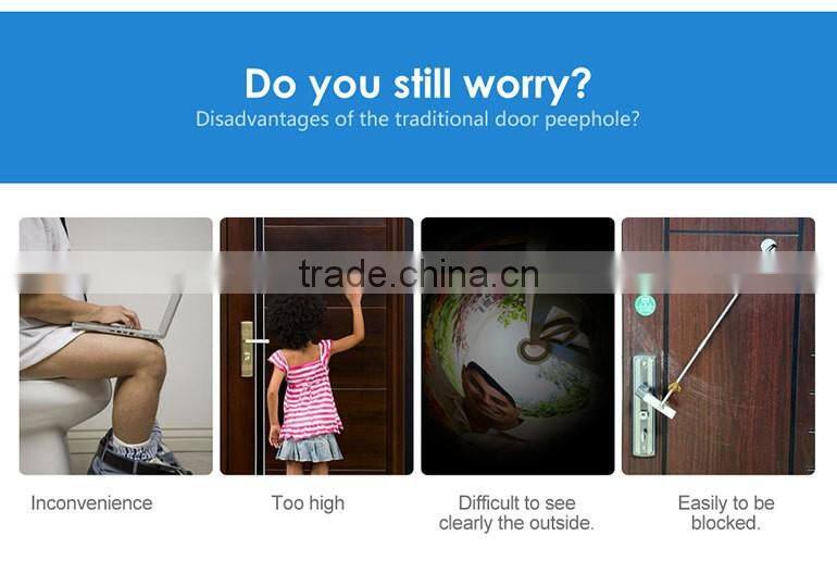 2016 ip wifi camera door bell visual on mobile