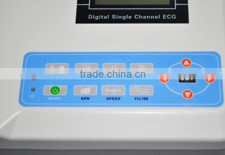 CE& FDA approved 1-channel Electrocardiograph ECG EKG machine
