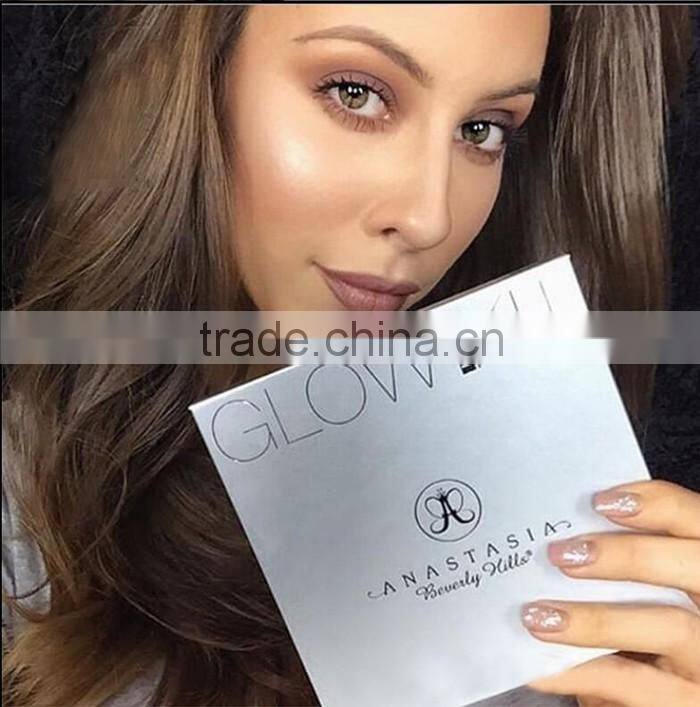 6 Colors Private Label Highlight Face Pressed Powder Palette