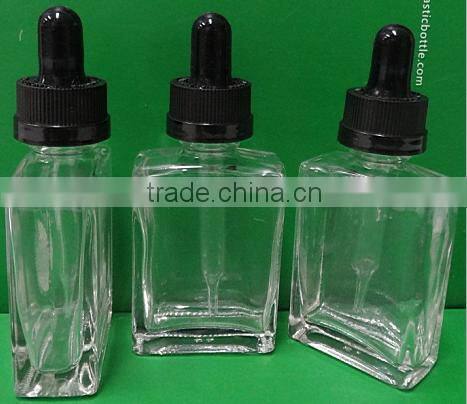 15ml empty quality square glass dropper bottles for e liquid e juice