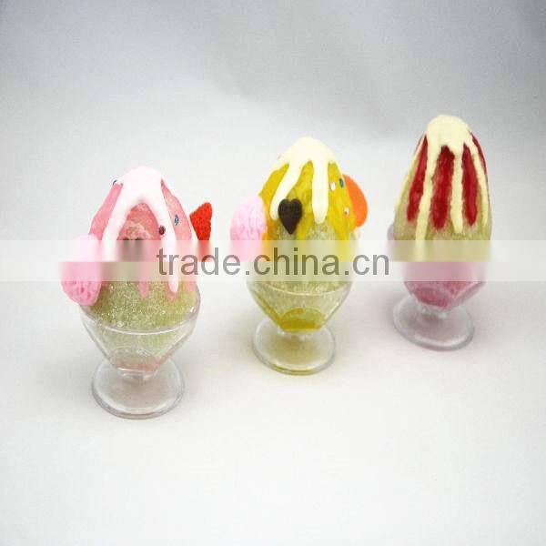 The simulation ice cream pendant / Fake ice cream cup handbags accessories