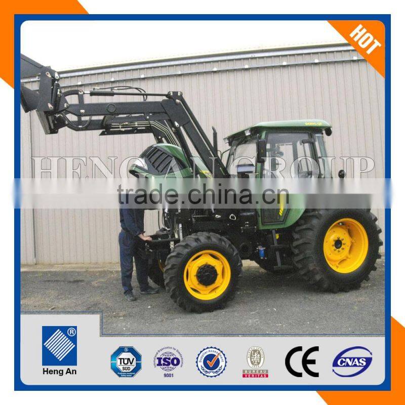 Tractor With Front End Loader And Backhoe