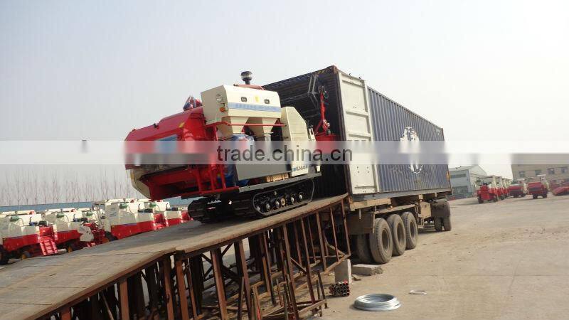 mini corn rice wheat combine harvester