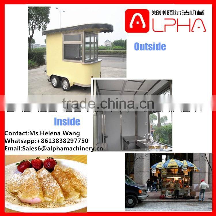 China Commercial Food Cart/Mobile Fast Food Truck