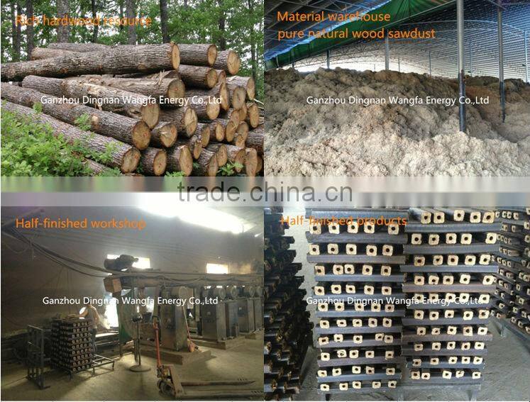 High heat value charcoal wood charcoal