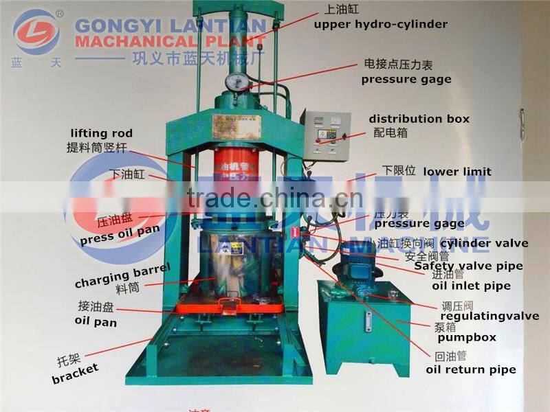 China factory sales latest type automatic oil expeller hydraulic oil press machine