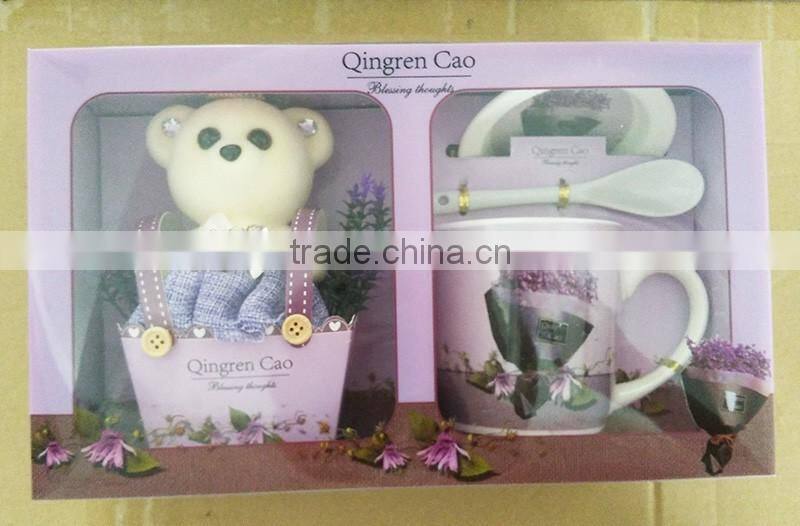 hotsale ceramic coffee cup/mug suit coffee cup gift packing for coffee cup
