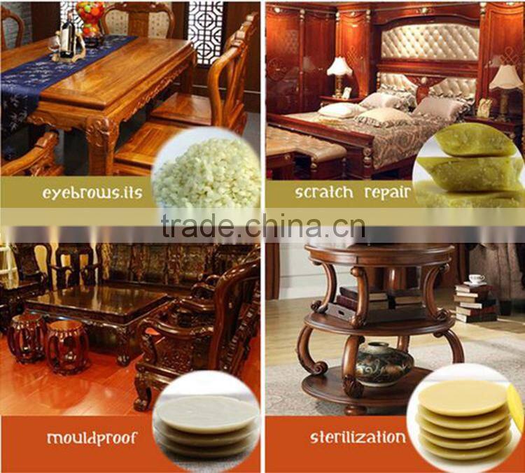 High quality pure natural edible white bee wax cosmetics raw material