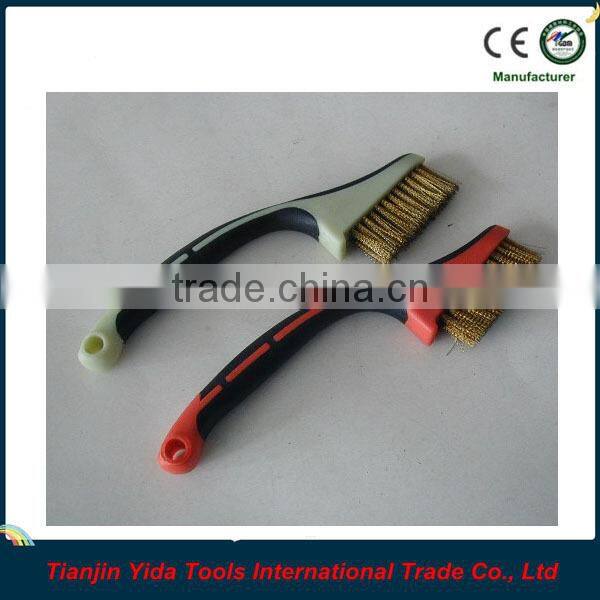 3PCS Two-colour Rubbery Handle Mini Brush