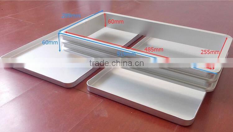 Contact plate freezer used aluminum freezing frame