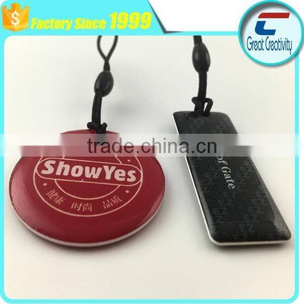 New product in China of RFID NFC epoxy sticker keychain key card
