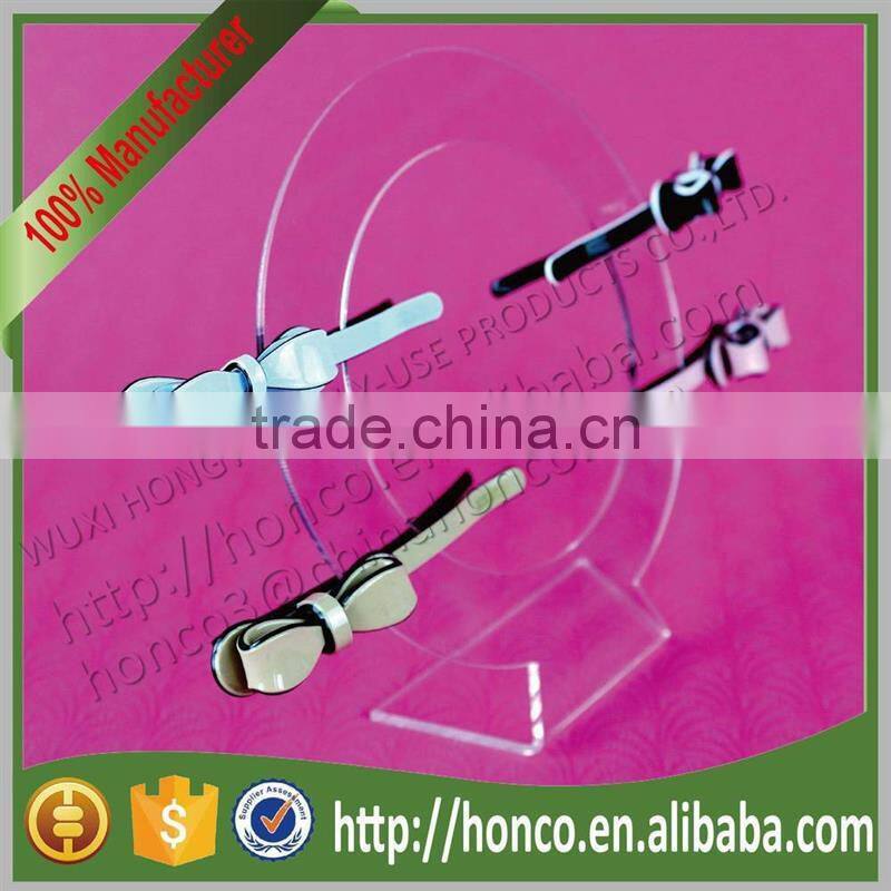 Medium Size Acrylic Hair Clip Stand Hair Pin Rack Display,Clear colour