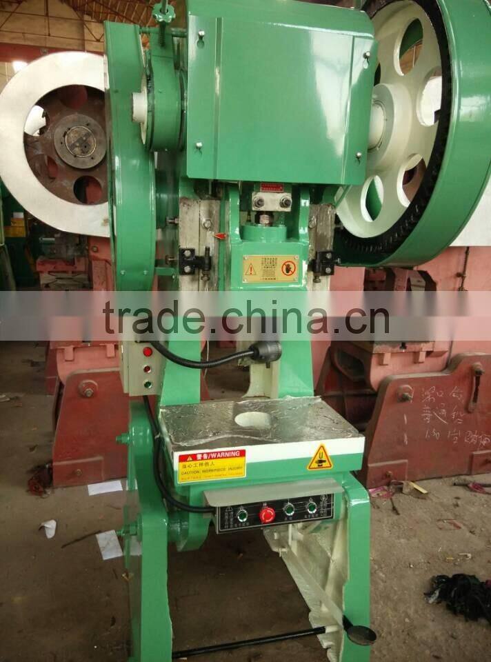 J23-16T C-frame Power Press , Mechanical Metal Stamping Machine Flywheel Punching Press Machine