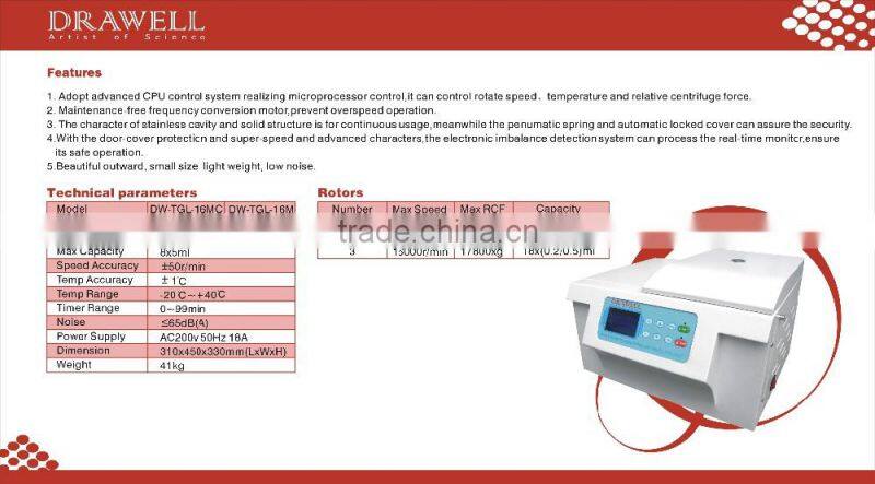 high speed lab centrifuge