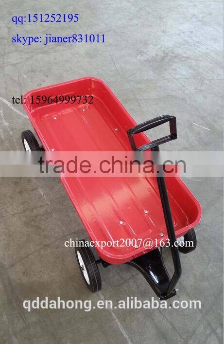 Kid's Tool Cart,Kid's Wheelbarrow ,Children Wheel Barrow with 4 Solid Wheel TC1805