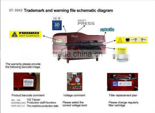 Supply Cheap Price 3D Sublimation Press (AHP01)