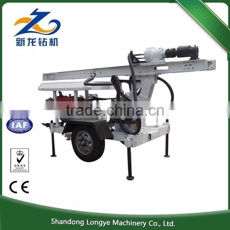 High quality 120m Depth SLY100 portable water well drilling rig, water well rig drilling machine portable