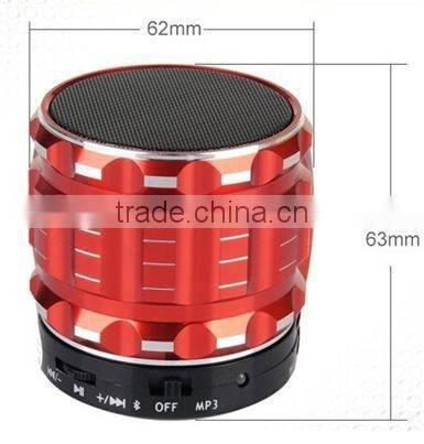 New 2014 Portable Mini Bluetooth Speaker / Metal Steel Wireless Smart Hands Free Speaker / Outdoor portable Bluetooth Speaker
