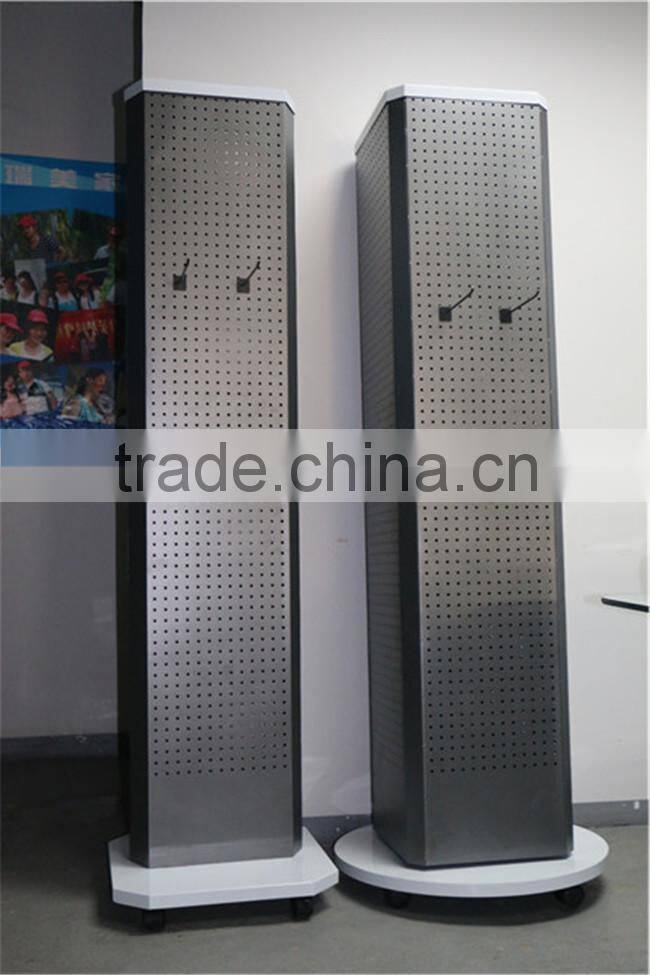 Floor Standing Removable Metal Peg Board