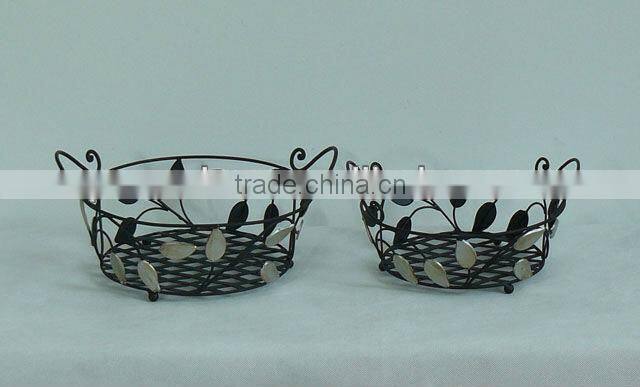 Decorative Artistic Fashion Simple Vintage Metal Wire Basket