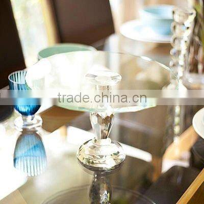 popular wedding table crystal cake stand