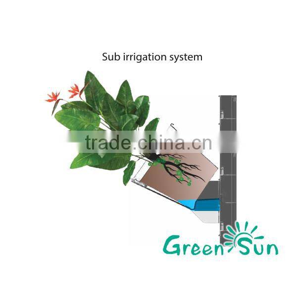 vertical planting box for garden green wall/Interiorscaping living wall,green wall system,vertical garden living wall