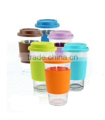 Hot sale anti-skidding glass baby bottle silicone sleeve