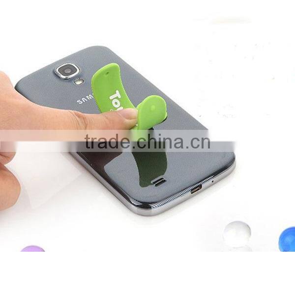 2014 new arrive cheap universal silicone touch slap phone holder