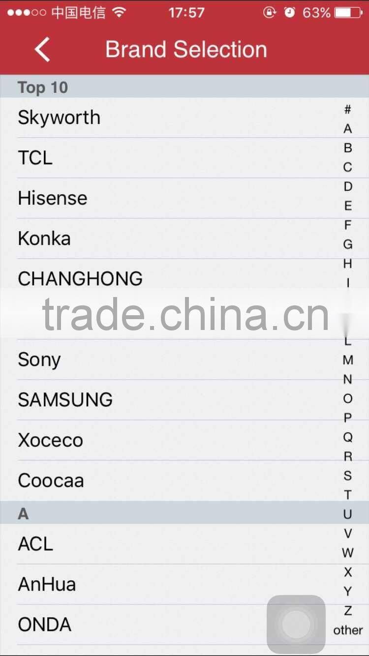 OEM Available Mobile Smart Infrared Remote Controller IOS/Android Phone Use Universal Remote Control With Home Applicance AC etc