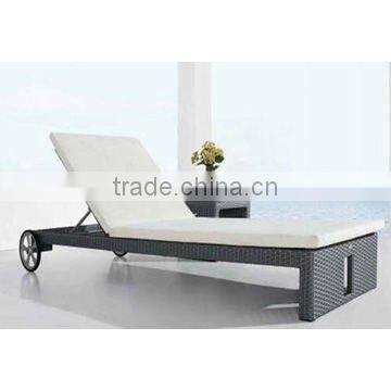 outdoor leisure furniture swimming poolside rattan sun bed