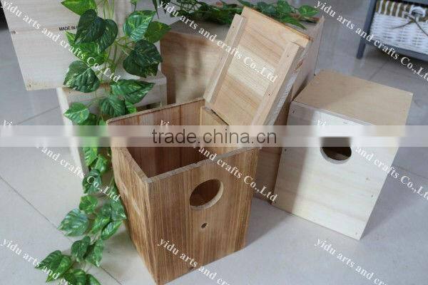 hot sale wooden craft wooden bird cage
