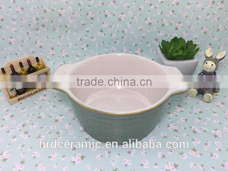 Bakeware ceramic soup bowl for microwave oven