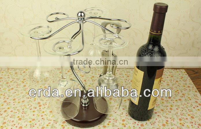 Hanging Wine Glass Stemware Drying Tree Rack