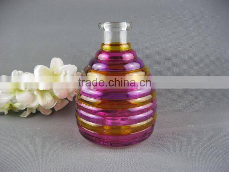 colored glass wasp trap hanging glass bee catcher , glsss bee catcher