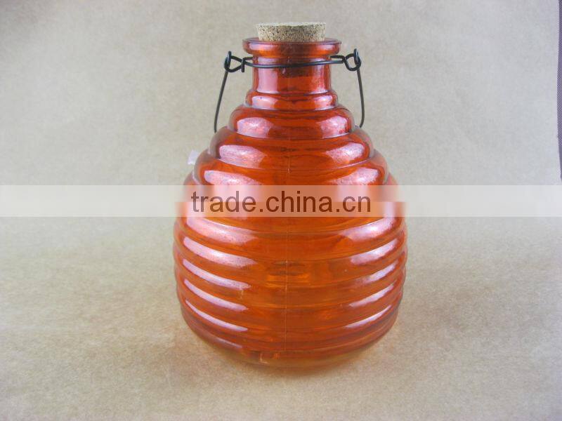 hanging glass bee catcher / glass wasp trap