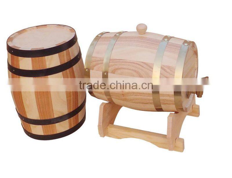 promotion cheap natural oak wooden wine barrels