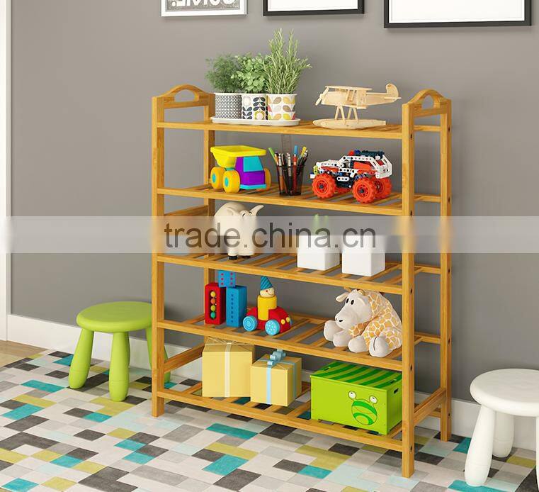 Hot selling economical pine wooden shoe rack