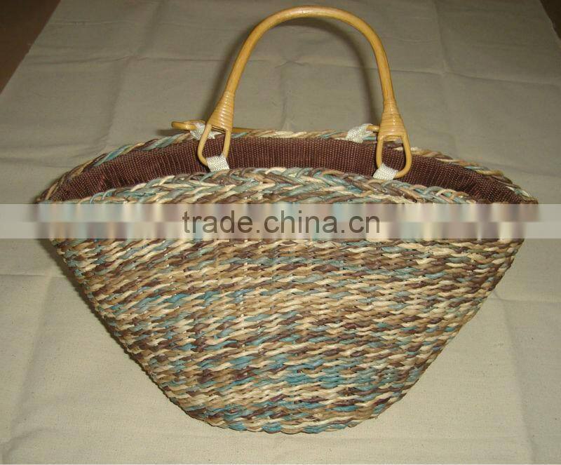 sea grass straw bags for women in summer
