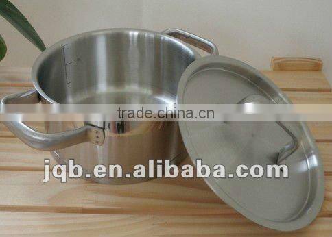 High quality stainless steel stock pot with mirror polish