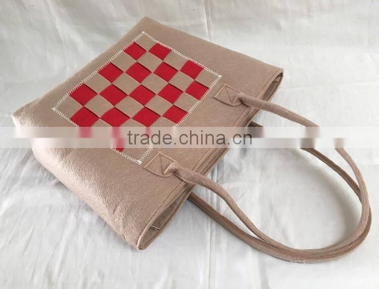 Wholesale cheap felt bag promotional handbag
