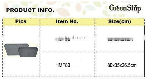 Decorative Large Garden Plant Pots From Greenship/ 10 years lifetime/ lightweight/ UV protection/ eco-friendly