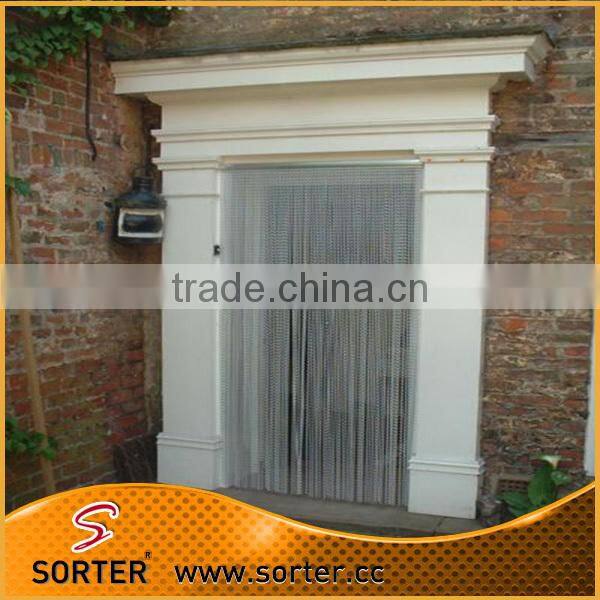 aluminum metal chain fly screen for door curtains