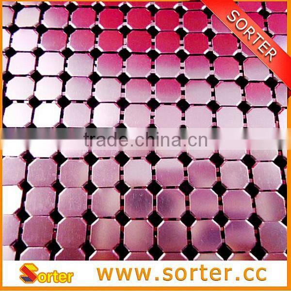decorative pink metal sequin cloth wedding backdrops