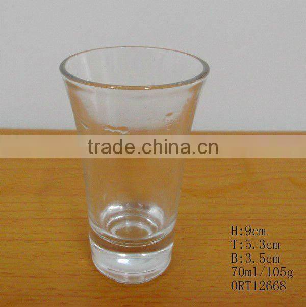 2oz blue shot glass cup