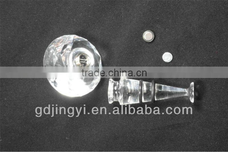 Acrylic barwares LED wine stopper