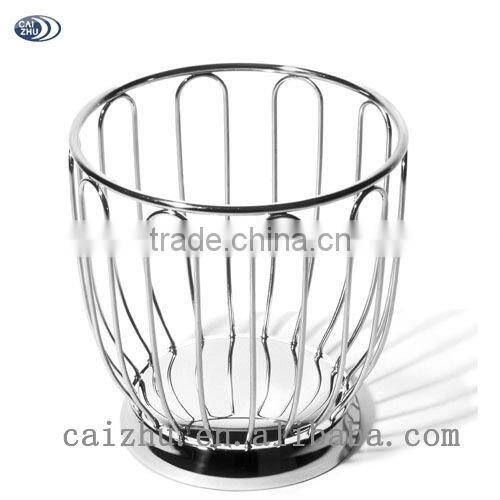 Stainless steel round basket for vegetabel and bread