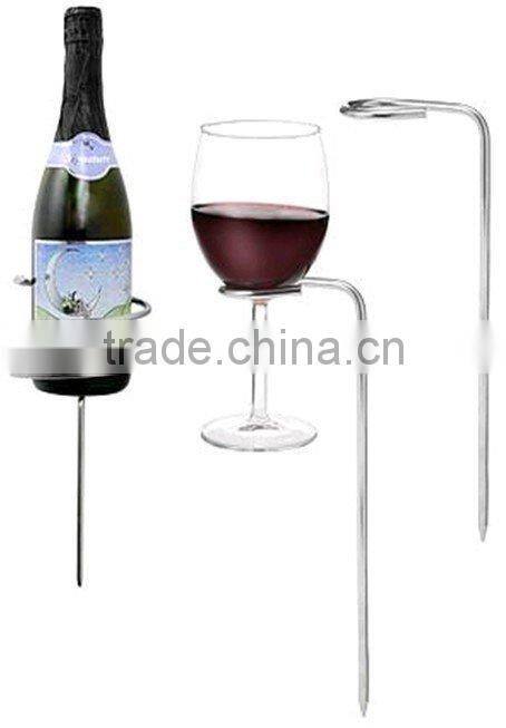 Lawn Sand Beach Outdoor Wine Holder